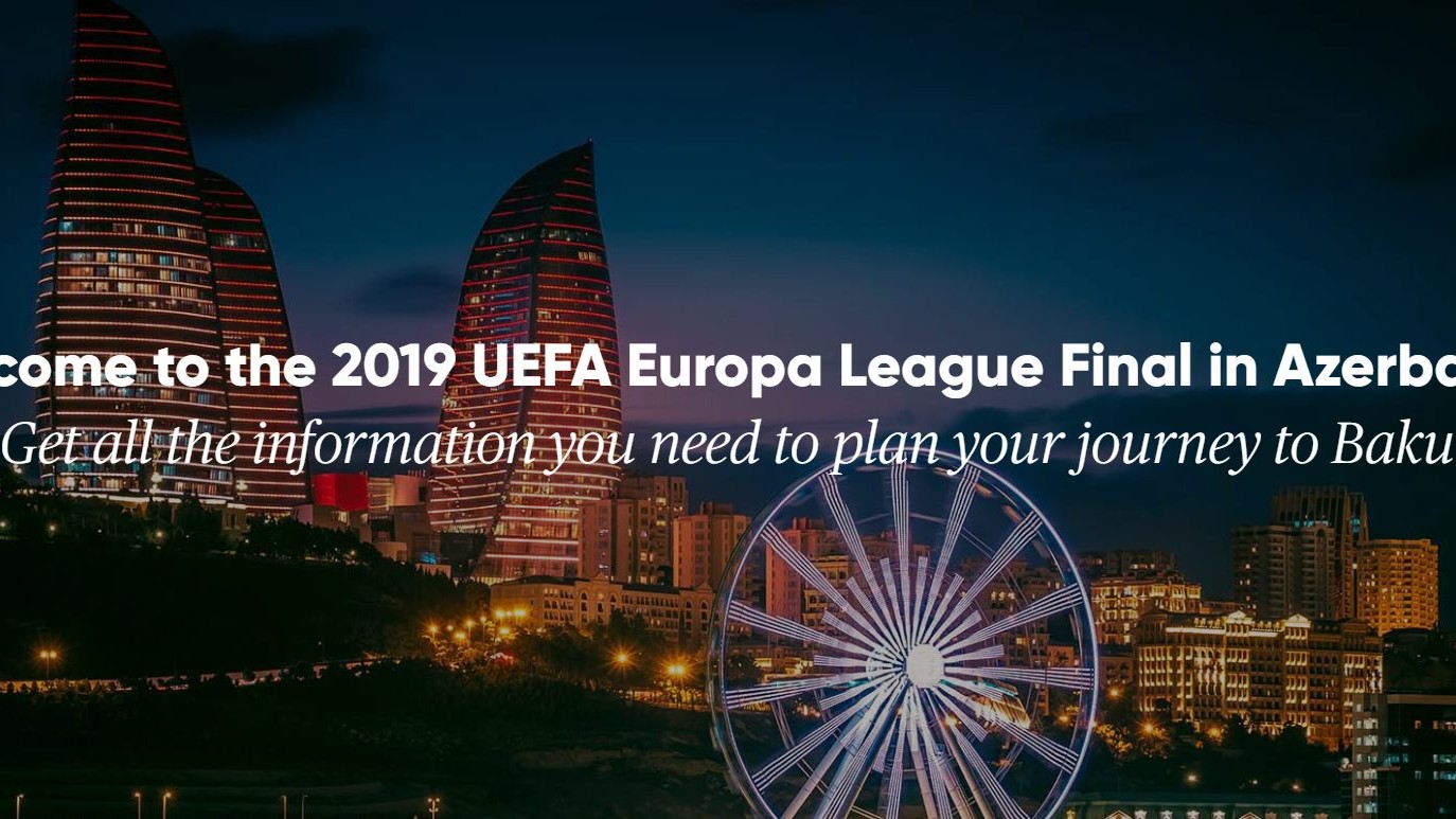 UEFA-nın Avropa Liqasının final oyununa gələcək turistlər üçün yeni sayt istifadəyə verilib