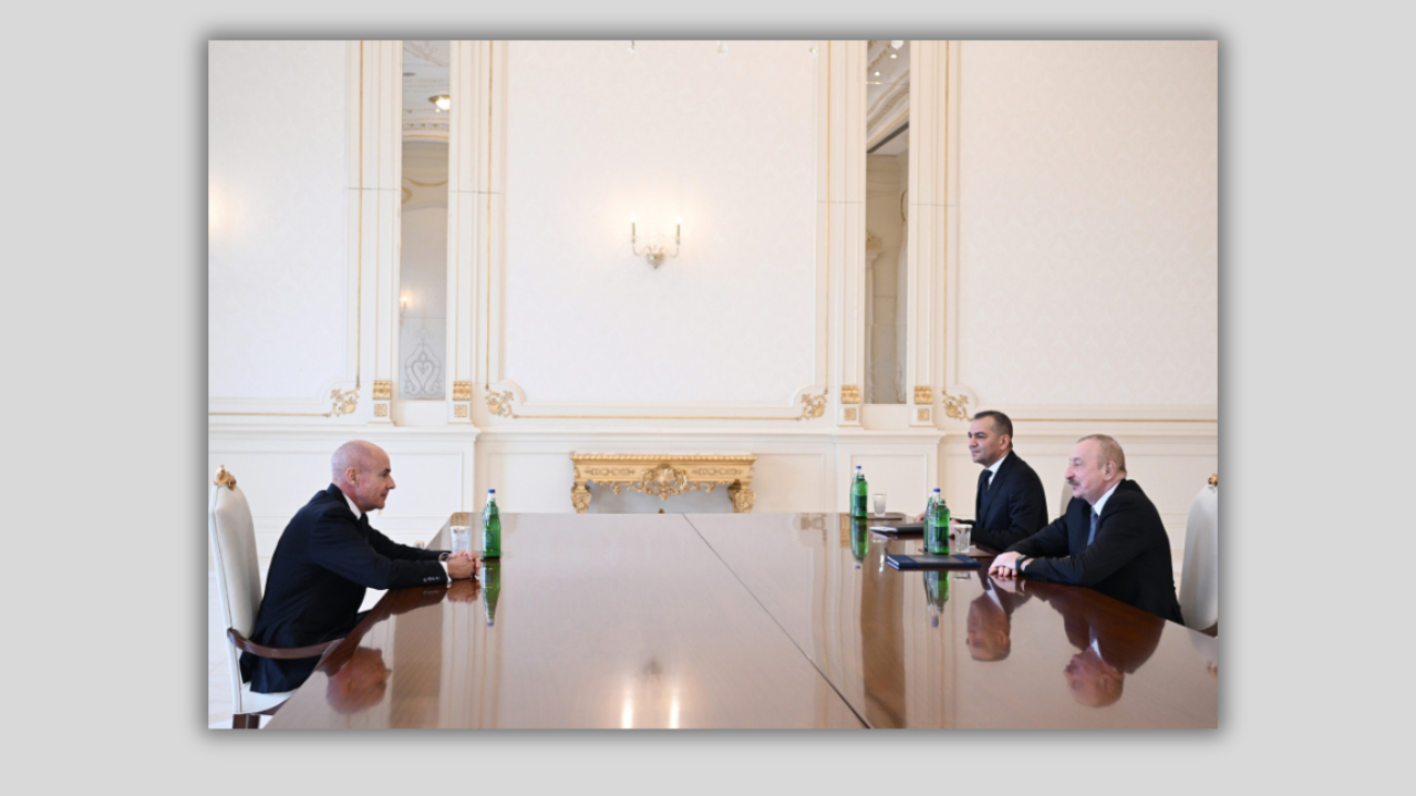 >Ilham Aliyev received president of International Ski and Snowboard Federation