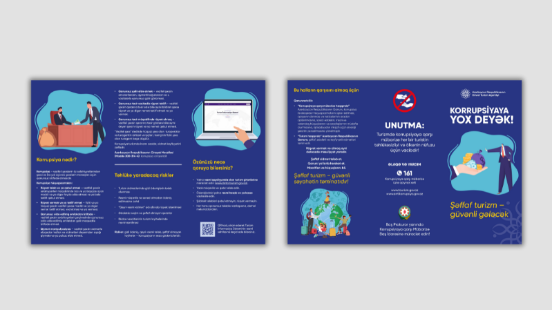 Korrupsiyaya qarşı mübarizə ilə bağlı maarifləndirici buklet hazırlanıb