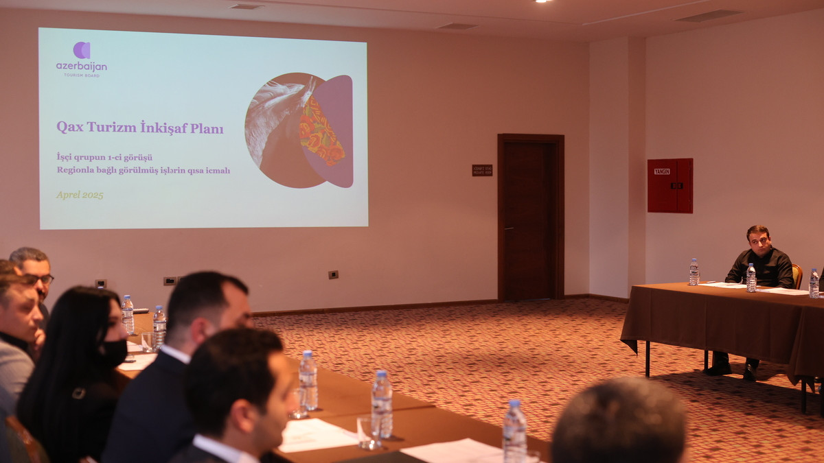 Qax rayonunun dayanıqlı turizm inkişaf planı müzakirə olunub