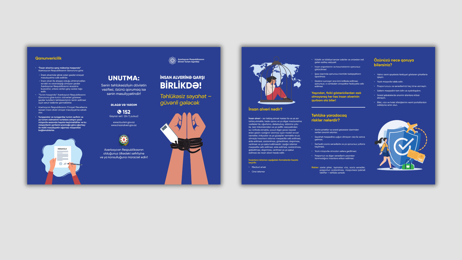 İnsan alveri ilə mübarizəyə dair maarifləndirici buklet hazırlanıb