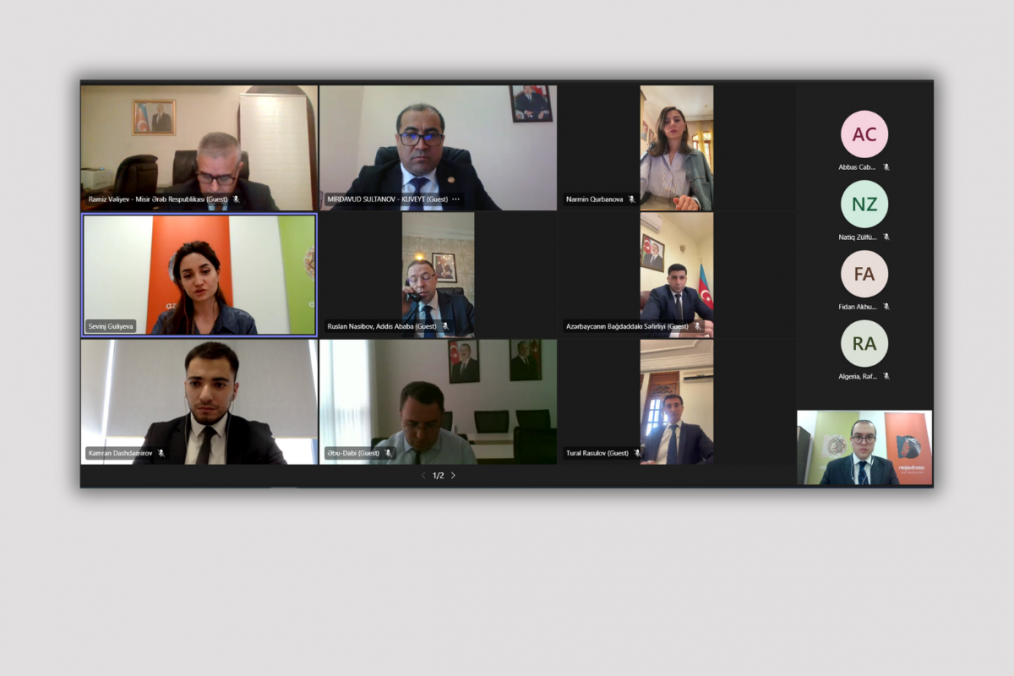 Azərbaycanın xarici ölkələrdə akkreditə olunmuş diplomatik nümayəndəlikləri üçün məlumatlandırma tədbiri keçirilib