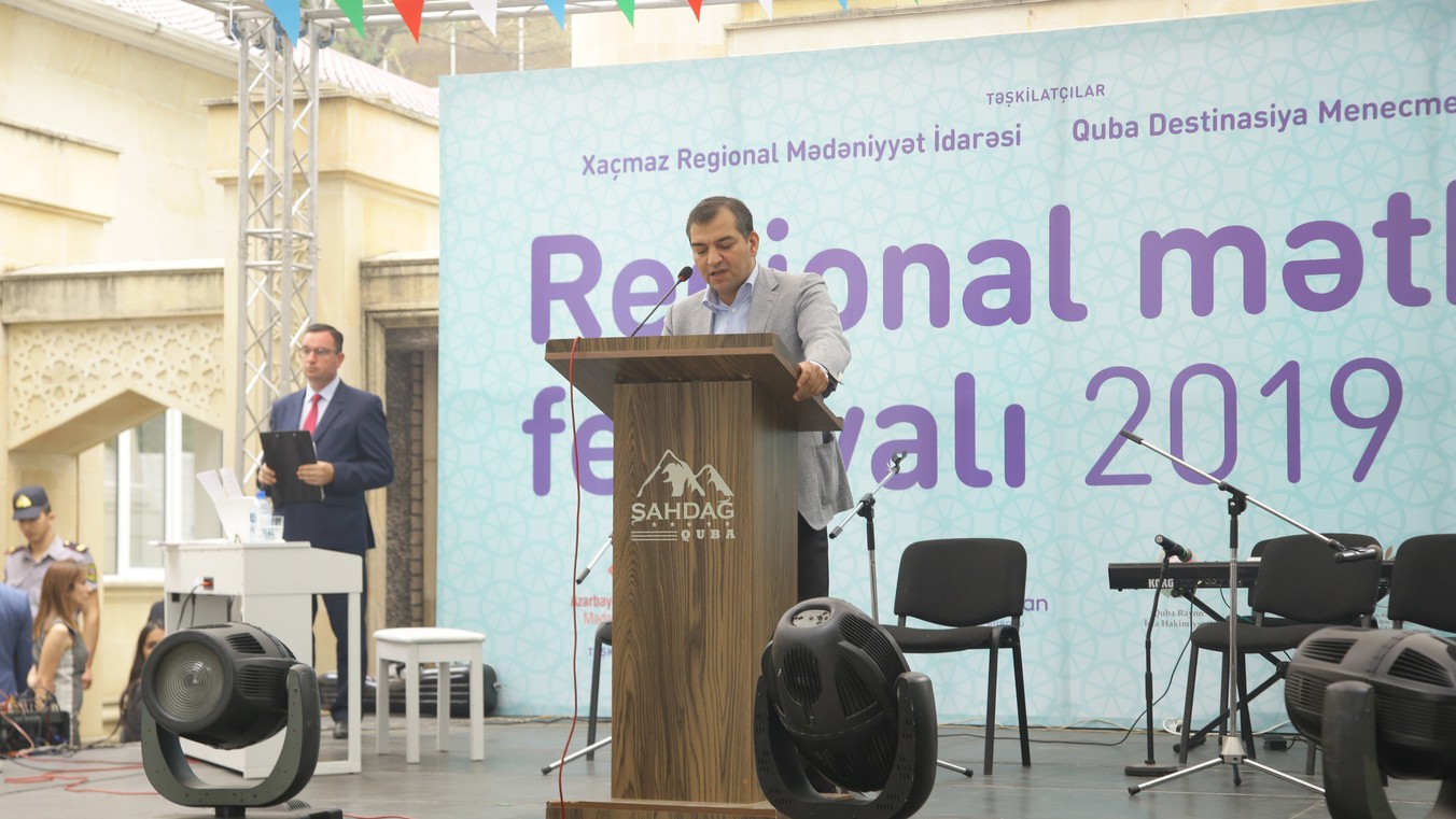 Quba şəhərində “Regional Mətbəx Festivalı” adlı festivalın açılış mərasimi keçirilib