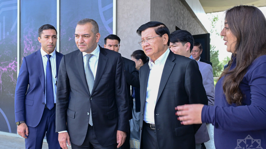 Laos Prezidenti “Yanardağ” Dövlət Tarix-Mədəniyyət və Təbiət Qoruğunu ziyarət edib